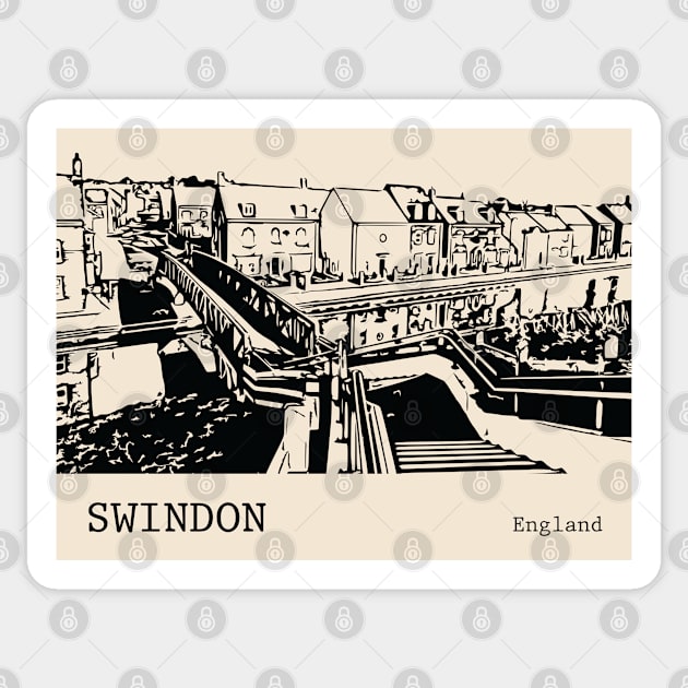 Swindon England Sticker by Lakeric